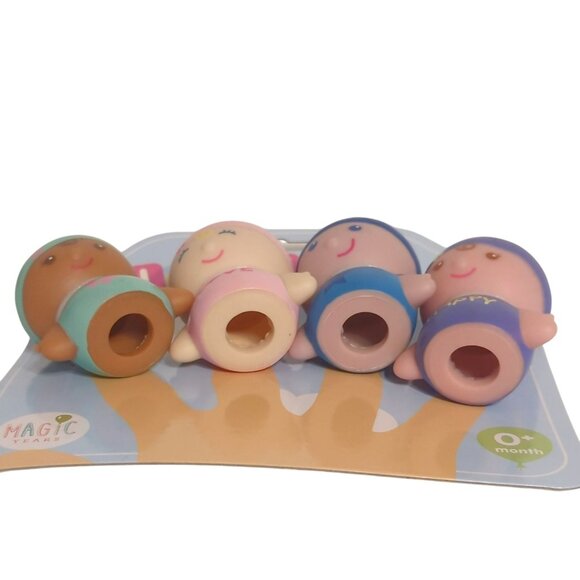 Magic Years Toys Finger Puppets Play Dates Baby Toys 4 Piece Set - Picture 3 of 3